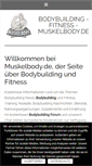 Mobile Screenshot of muskelbody.de