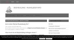 Desktop Screenshot of muskelbody.info
